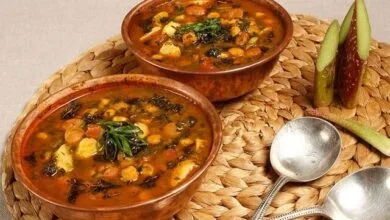 طرز تهیه آش میوه مجلسی با انواع میوه های تازه و خشک | تصاویر
