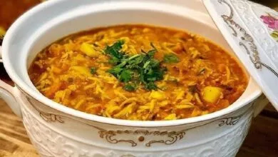 آموزش سوپ ورمیشل با تکنیک رستورانی مخصوص روزهای برفی