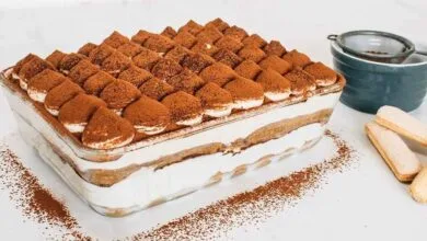 طرز تهیه دسر خوشمزه تیرامیسو بدون تخم مرغ طرز تهیه دسر خوشمزه تیرامیسو بدون تخم مرغ