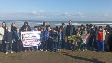 پاکسازی ۲ هکتار از ساحل کلاچای توسط 80 دانش آموز پاکسازی ۲ هکتار از ساحل کلاچای توسط 80 دانش آموز