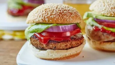 آشنایی با طرز تهیه همبرگر بوقلمون + فوت و فن