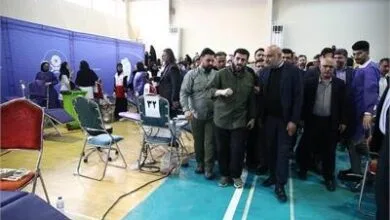 بازدید وزیر رفاه از اردوی جهادی درمانی قرارگاه «الکفیل» در عسلویه استان بوشهر بازدید وزیر رفاه از اردوی جهادی درمانی قرارگاه «الکفیل» در عسلویه استان بوشهر