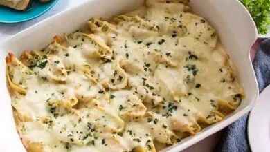 طرز تهیه جامبو شلز خامه ای ؛ یک پیش غذای مناسب برای دورهمی ها
