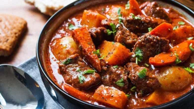 طرز تهیه خوراک گوشت و سبزیجات طعم دار و خوشمزه
